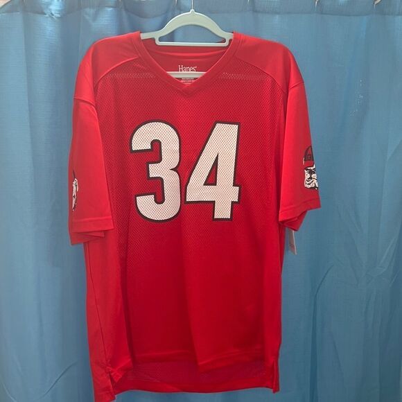 Hanes Other - Georgia Bulldogs Fan Jersey red white black